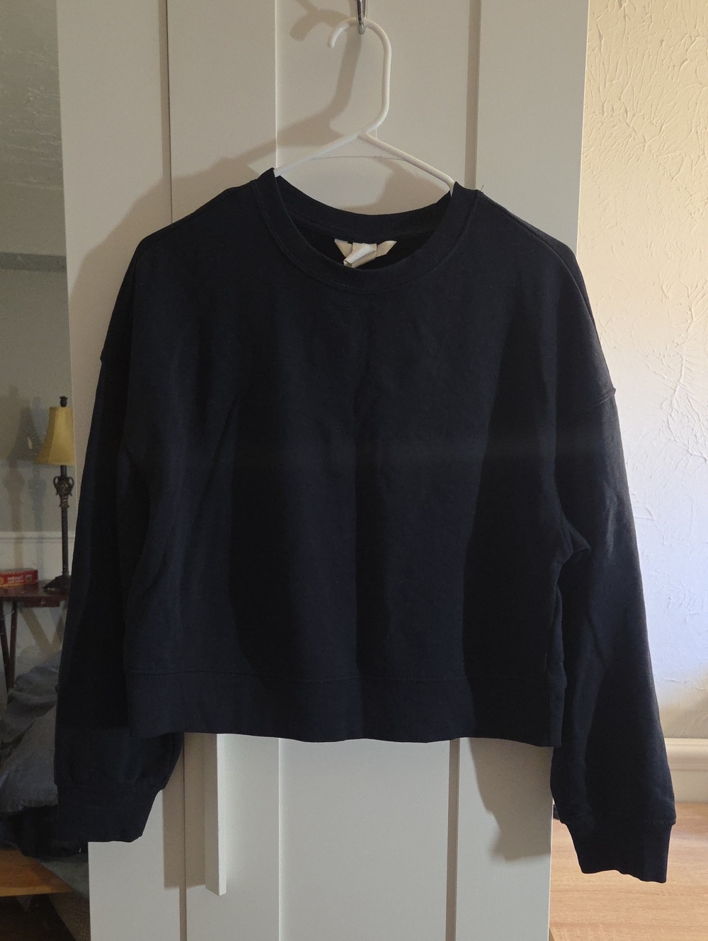 Plain Navy Blue Crewneck - H&M